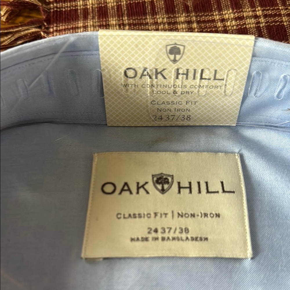 Oak Hill Blue Dress Shirt Classic Fit